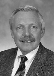 Black and white photo of a man from 1993